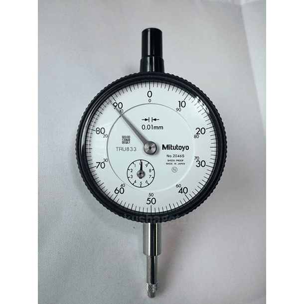 Reloj Comparador Mitutoyo 2046s 10mm X 0.01mm Japones 2