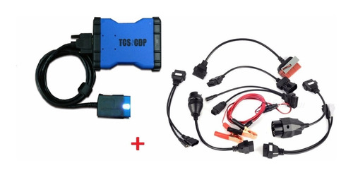 Kit 8 Cables Adaptadores OBDII Automotriz OBD1 OBD2 TCS CDP
