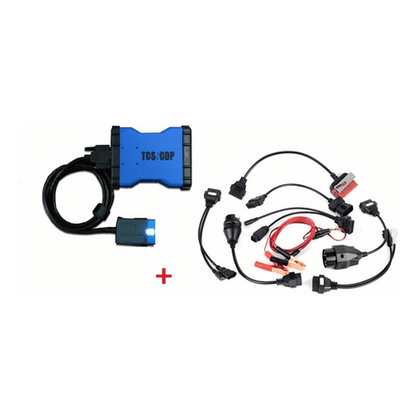 Scanner Tcs Cdp Obd2 Autos Y Camiones + Kit Cables 1