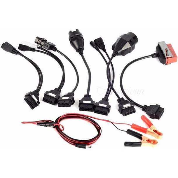 Scanner Autos Y Camiones Sistemas Delphi + 8 Conectores 3