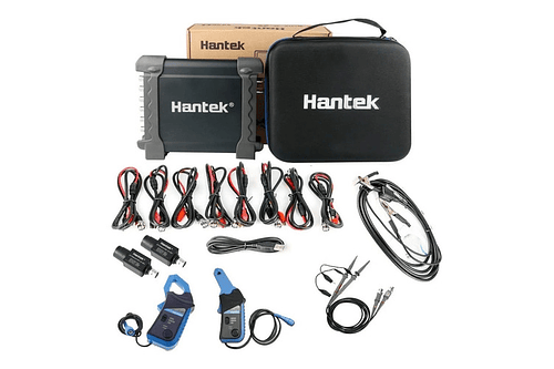 Kit Osciloscopio Hantek 1008c Con Atenuadores Y Amperímetros