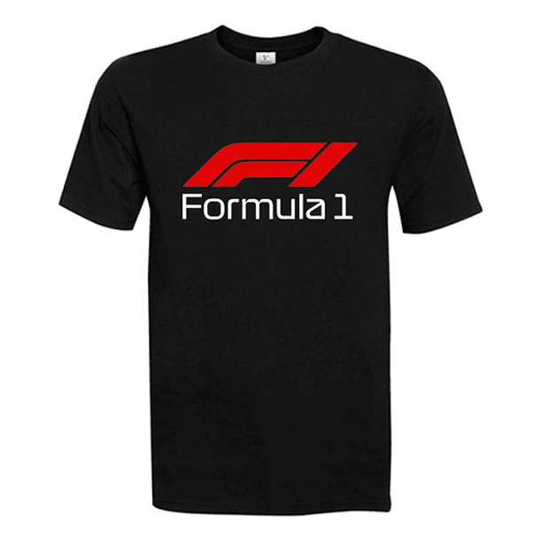 Polera Manga Corta Formula 1 F1 Estampada 1