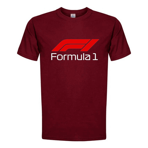 Polera Manga Corta Formula 1 F1 Estampada 3