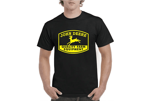 Polera Manga Corta John Deere Quality Farm Estampada