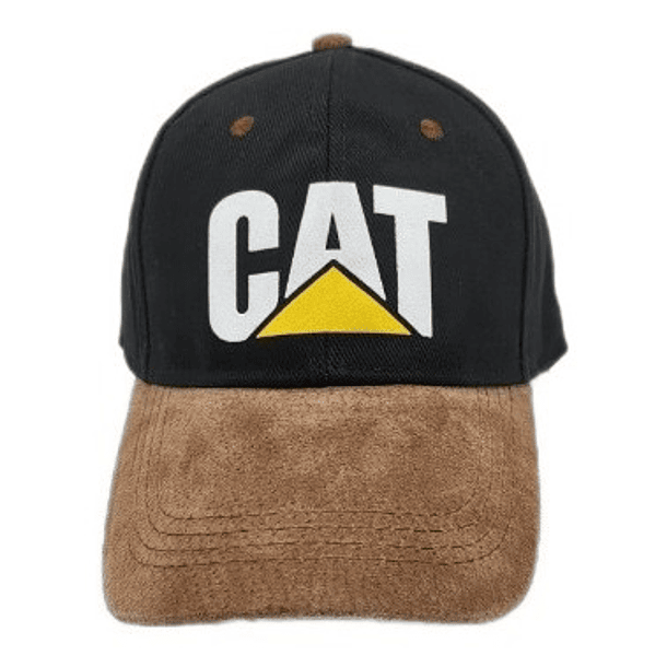 Jockey Gorro Cat Caterpillar Visera Cuero 2