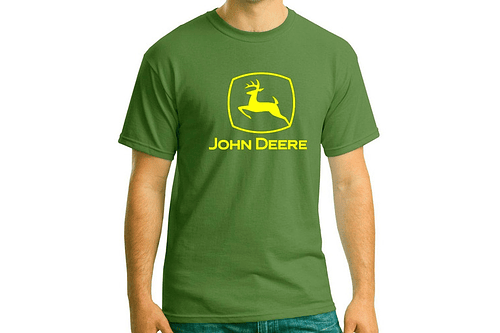 Polera Manga Corta John Deere Estampada