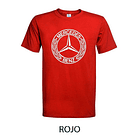 Polera Manga Corta Mercedes Benz Estampada 5