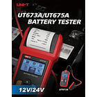 Probador Baterías Automotrices Uni-t Ut675a 12-24 Volt 3