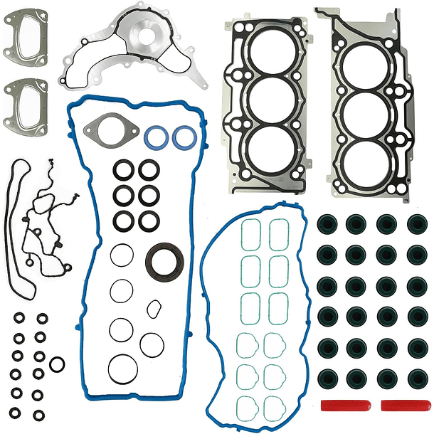 KIT EMPAQUETADURA CULATA CHRYSLER 300 TOWN COUNTRY DODGE DURANGO GRAND CARAVAN JOURNEY JEEP GRAND CHEROKEE WRANGLER RAM 1500  3.6 2011-2015 1