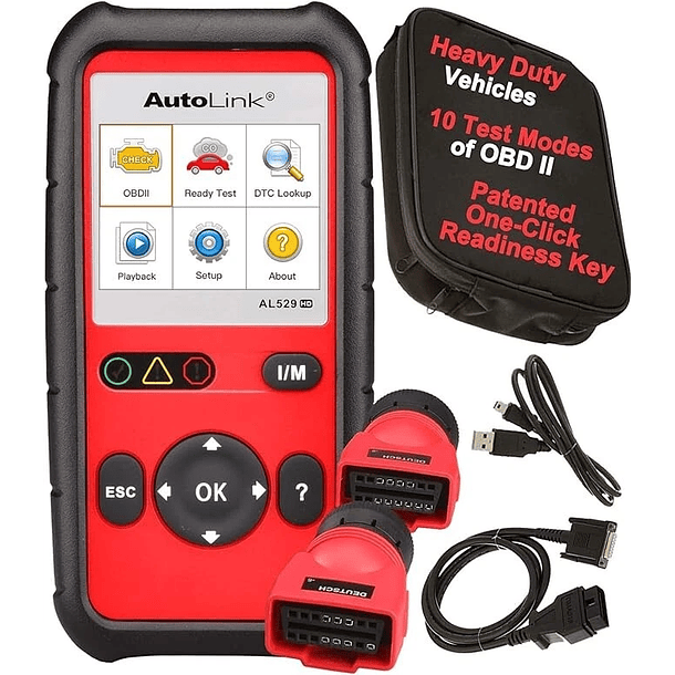 SCANNER AUTOS Y CAMIONES AUTEL AL529HD 12-24V 3