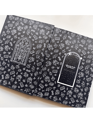 READING JOURNAL ED. ROMANCE DELUXE NEGRO