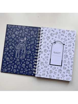 READING JOURNAL ED. FANTASÍA AZUL OSCURO