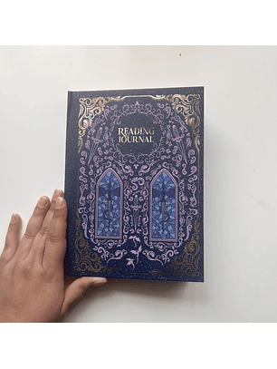 READING JOURNAL ED. FANTASÍA DELUXE AZUL OSCURO