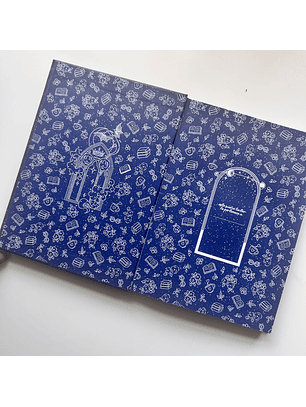 READING JOURNAL ED. FANTASÍA DELUXE AZUL OSCURO