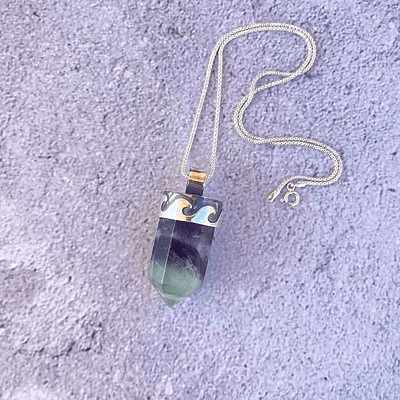 Seaglass Violet Necklace