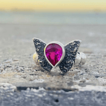 Butterfly Pink Forever Rings