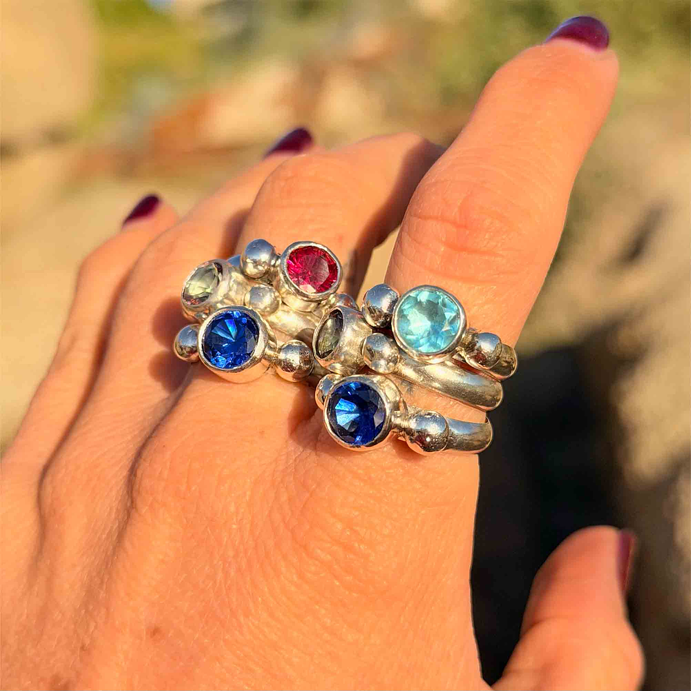 Galaxy Blue Ring