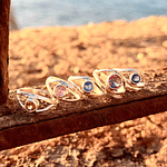 Mini Moksha Eyes Ring Topacio