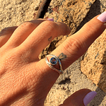 Mini Moksha Eyes Cianita Rings