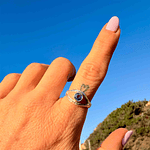 Mini Moksha Eyes Cianita Rings