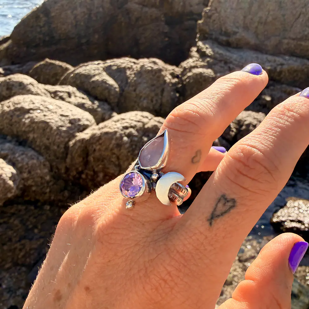 Alderaan Pink Moon Ring