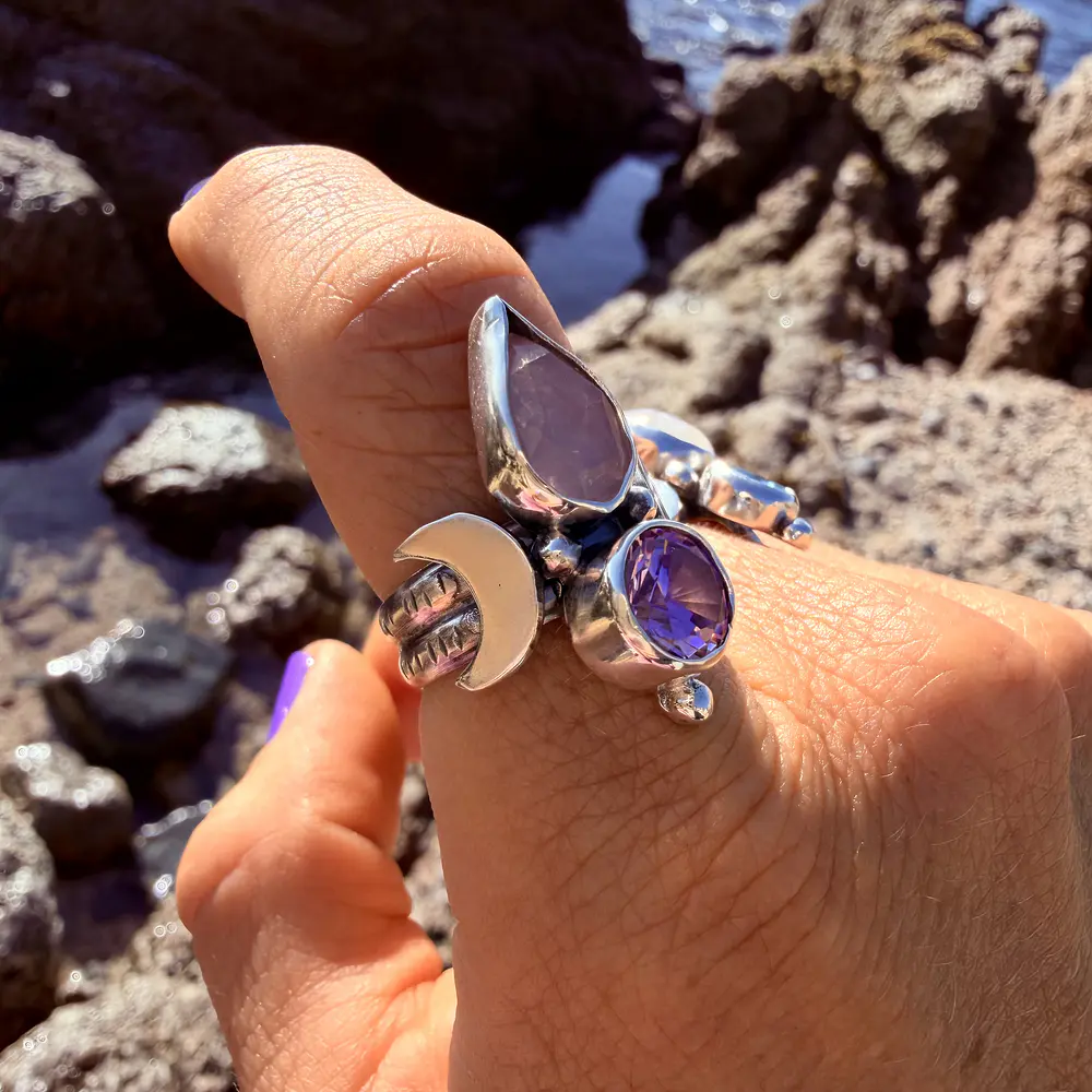 Alderaan Pink Moon Ring