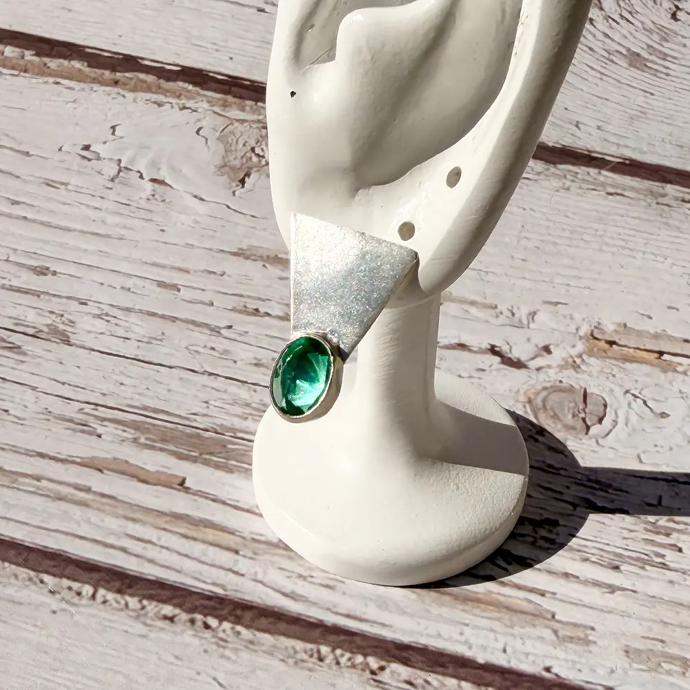 Triangle Menta Earring