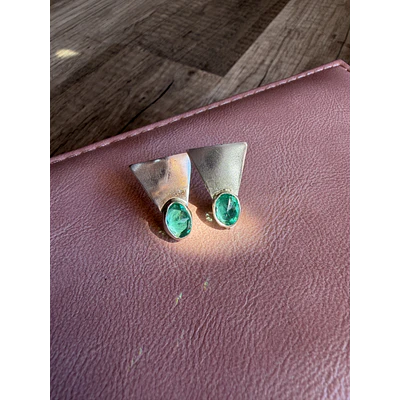 Triangle Menta Earring