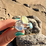 Trinity Sky Pearl Ring