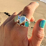 Trinity Mint Lagoon Ring