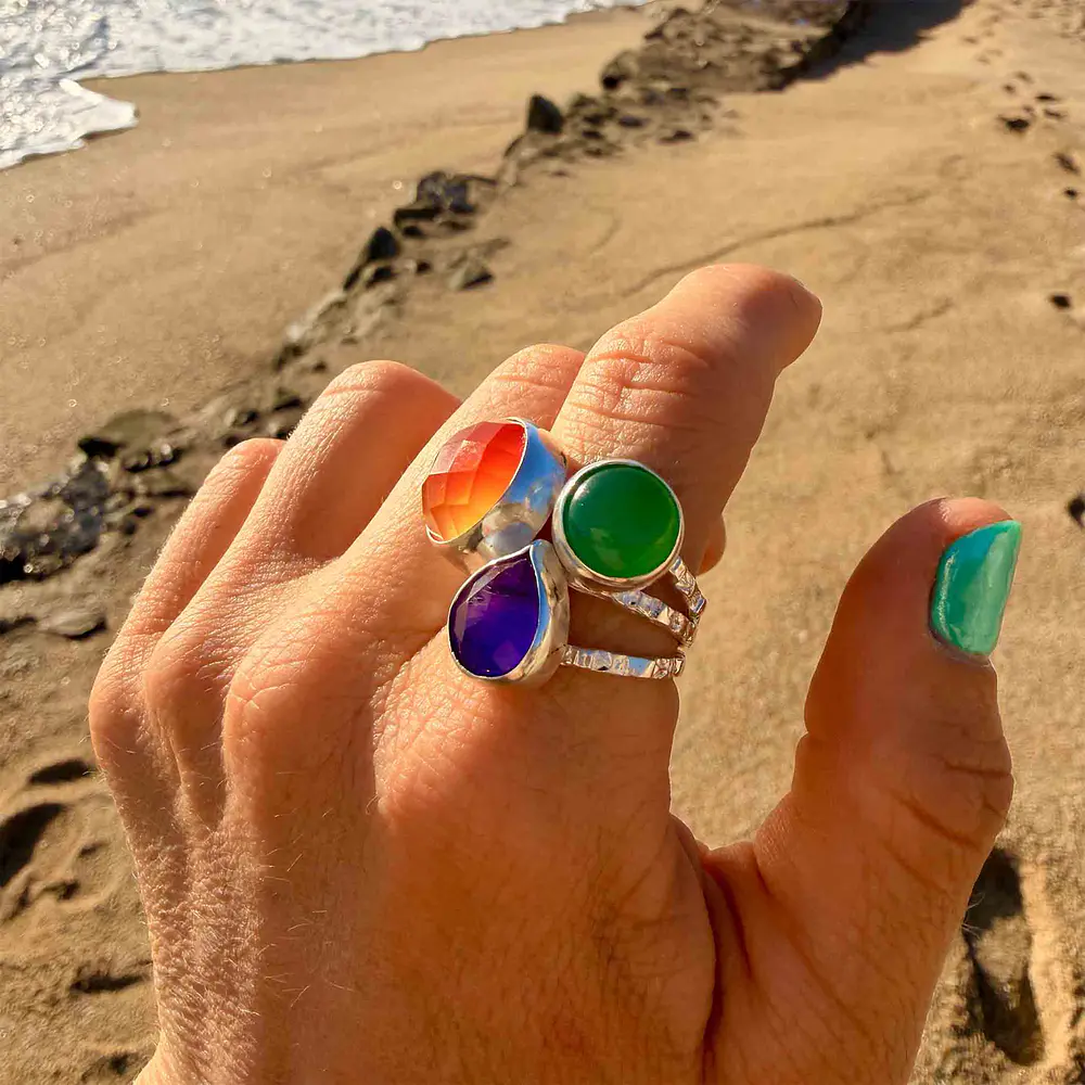 Trinity Orange Forest Ring