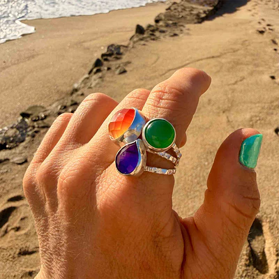 Trinity Orange Forest Ring