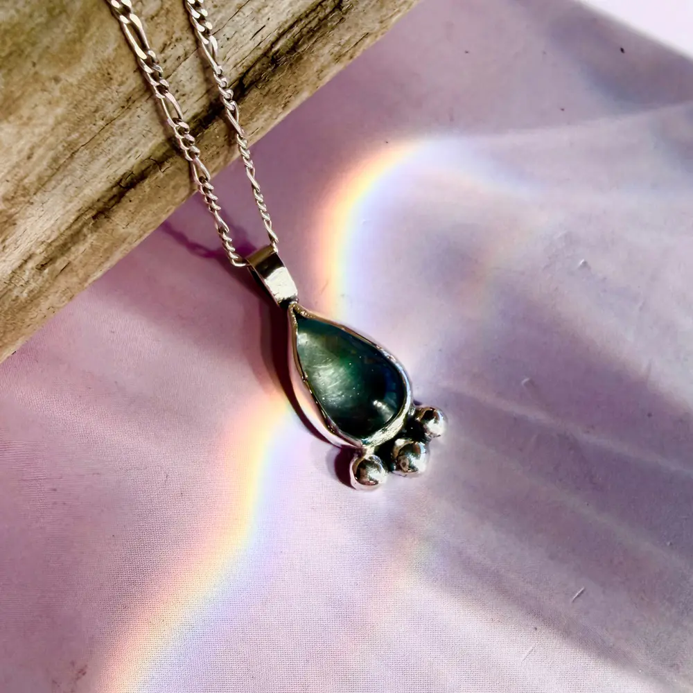 Aquq Drop Necklace