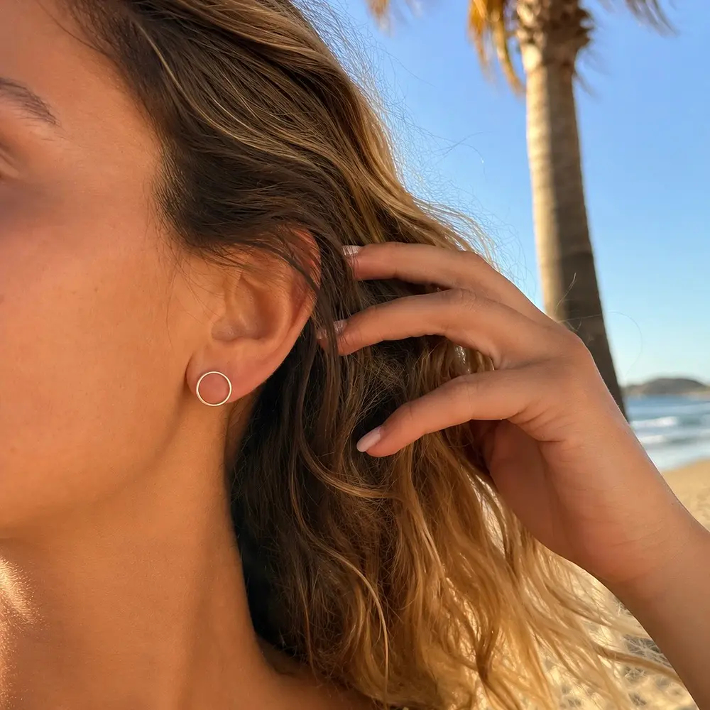 Circle Wave Earrings