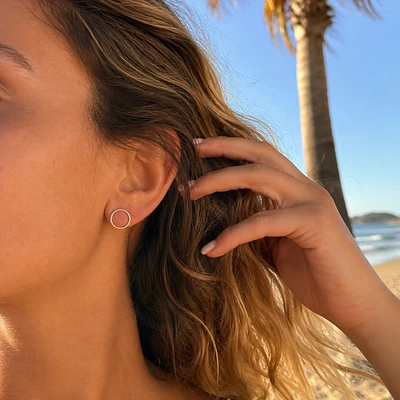Circle Wave Earrings