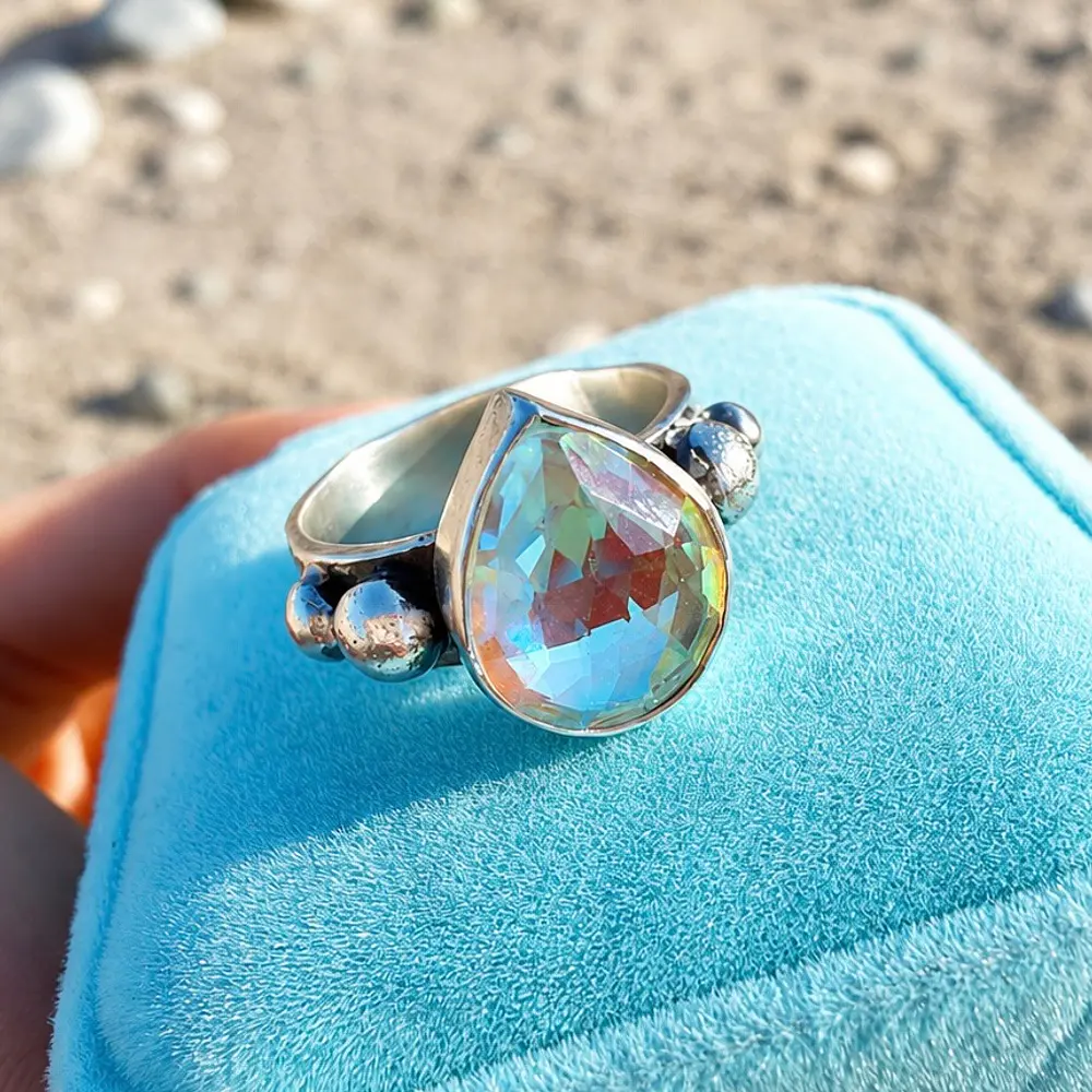 Lady Aura Caviar Rings