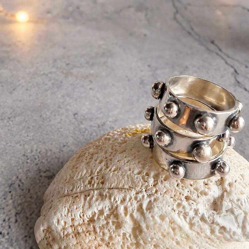 Magic Six Caviar Ring