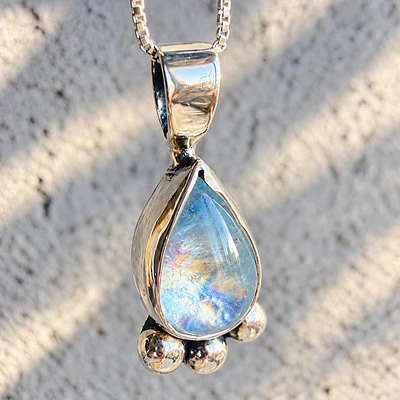 Aqua Drop Necklace
