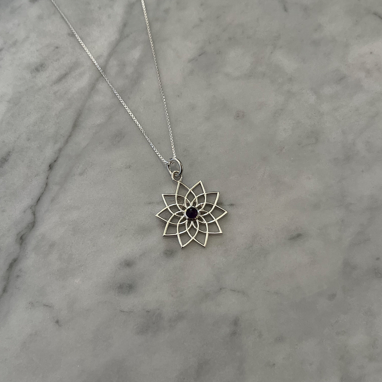 Collar Mandala Amatista 1