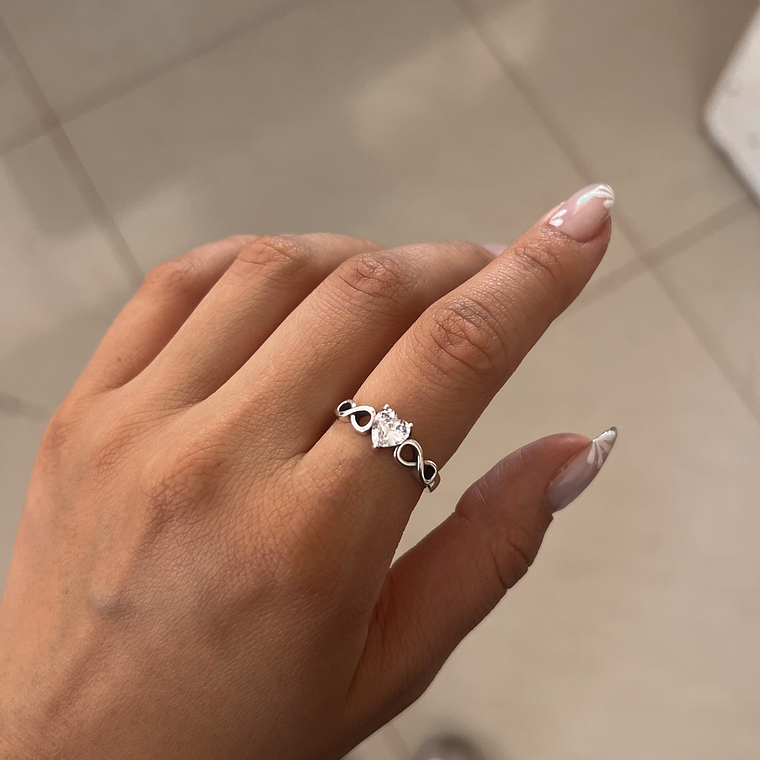 Anillo Infinito Heart 1