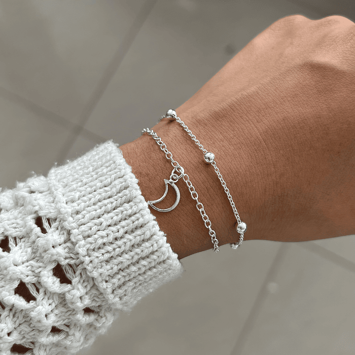 Pulsera Doble Moon