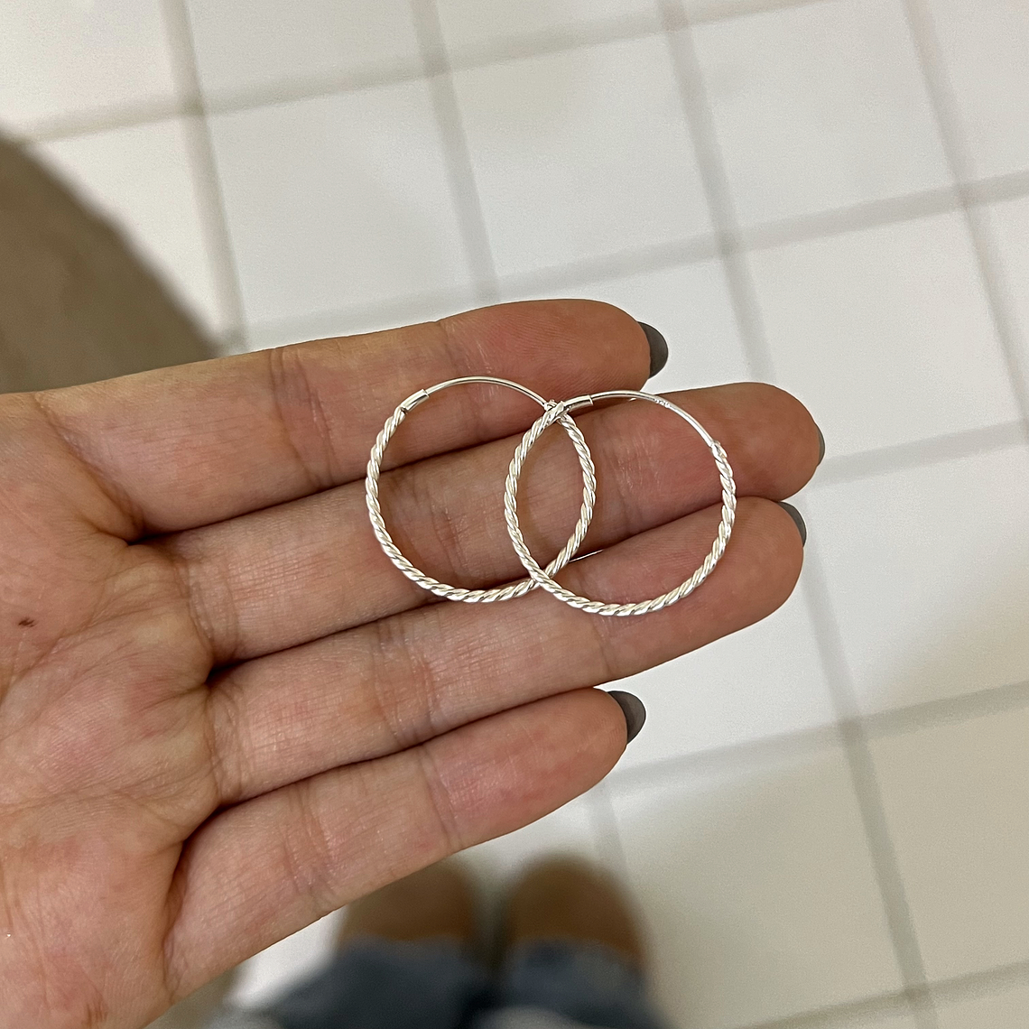 Argolla Trenza 30 mm 1