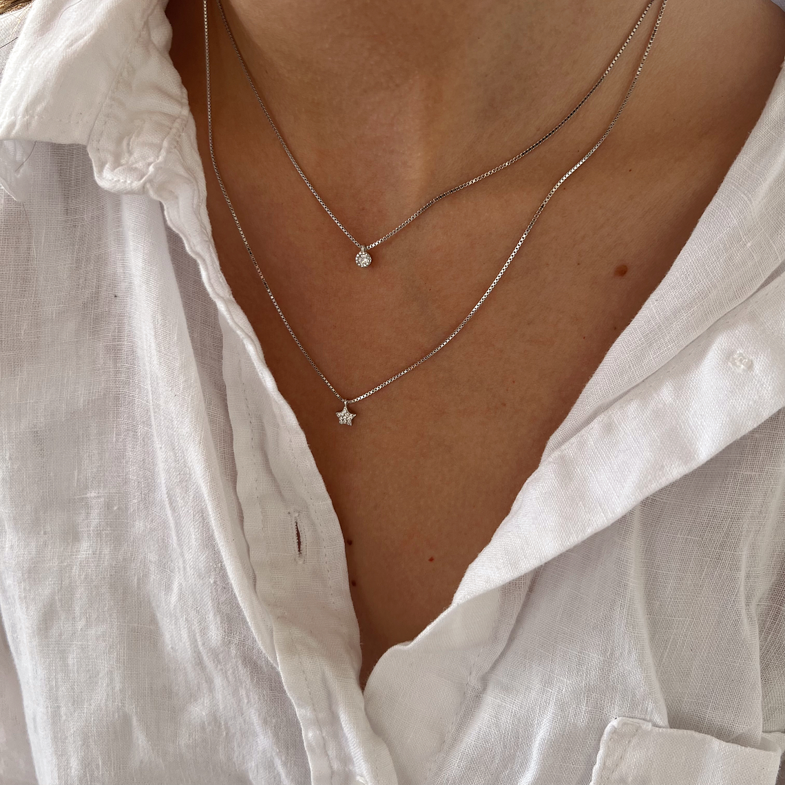 Collar Doble Punto de Luz 2