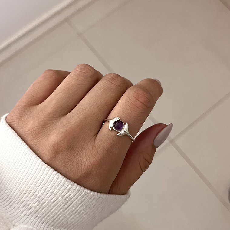 Anillo Siren Amatista 1