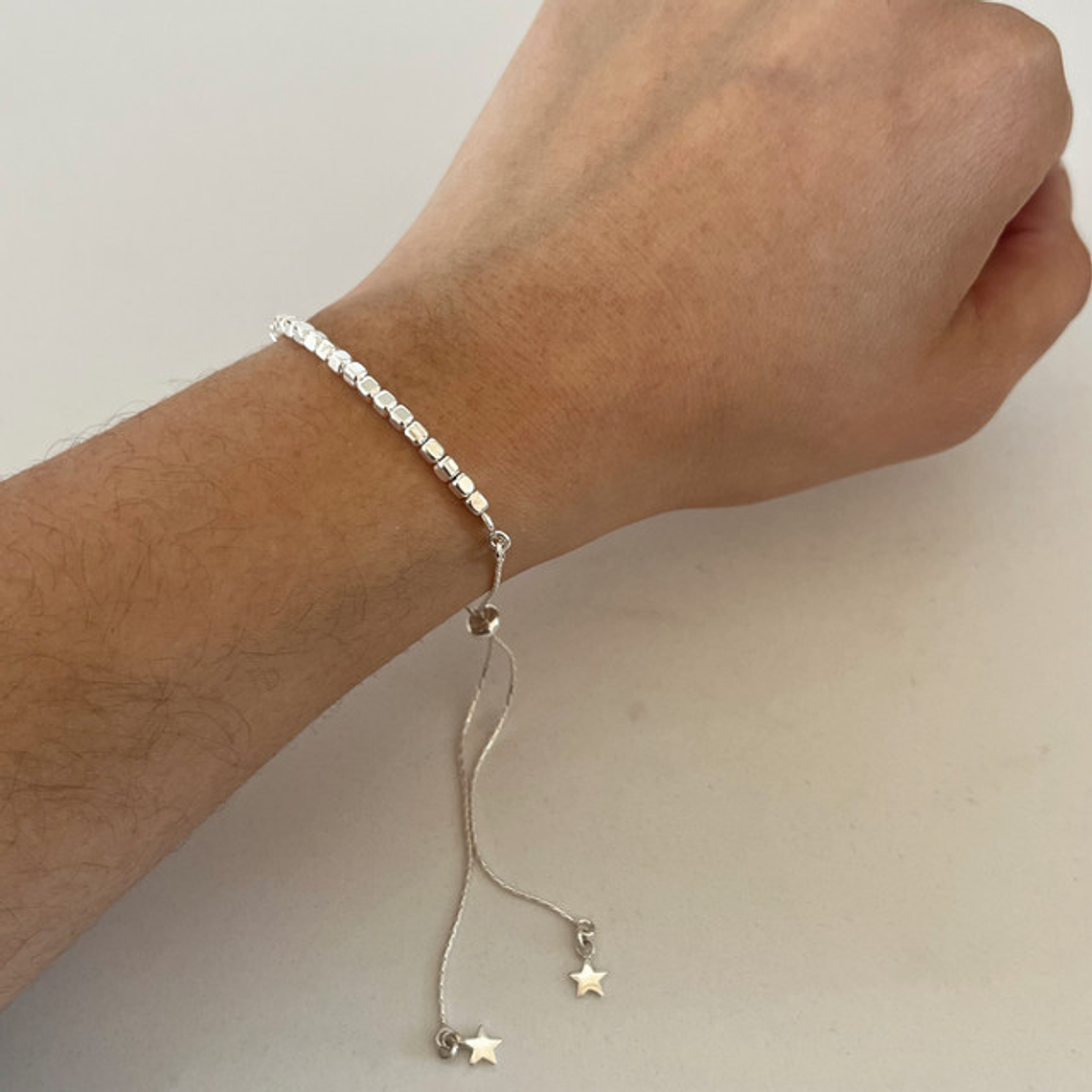Pulsera Ajustable Mostacilla Cubic 1