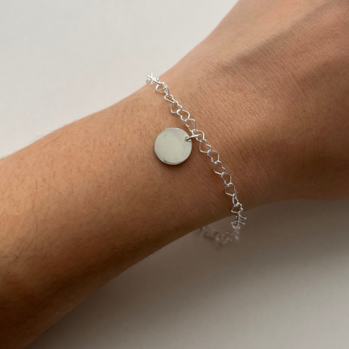 Pulsera Personalizada Corazón - Redonda 10mm 1