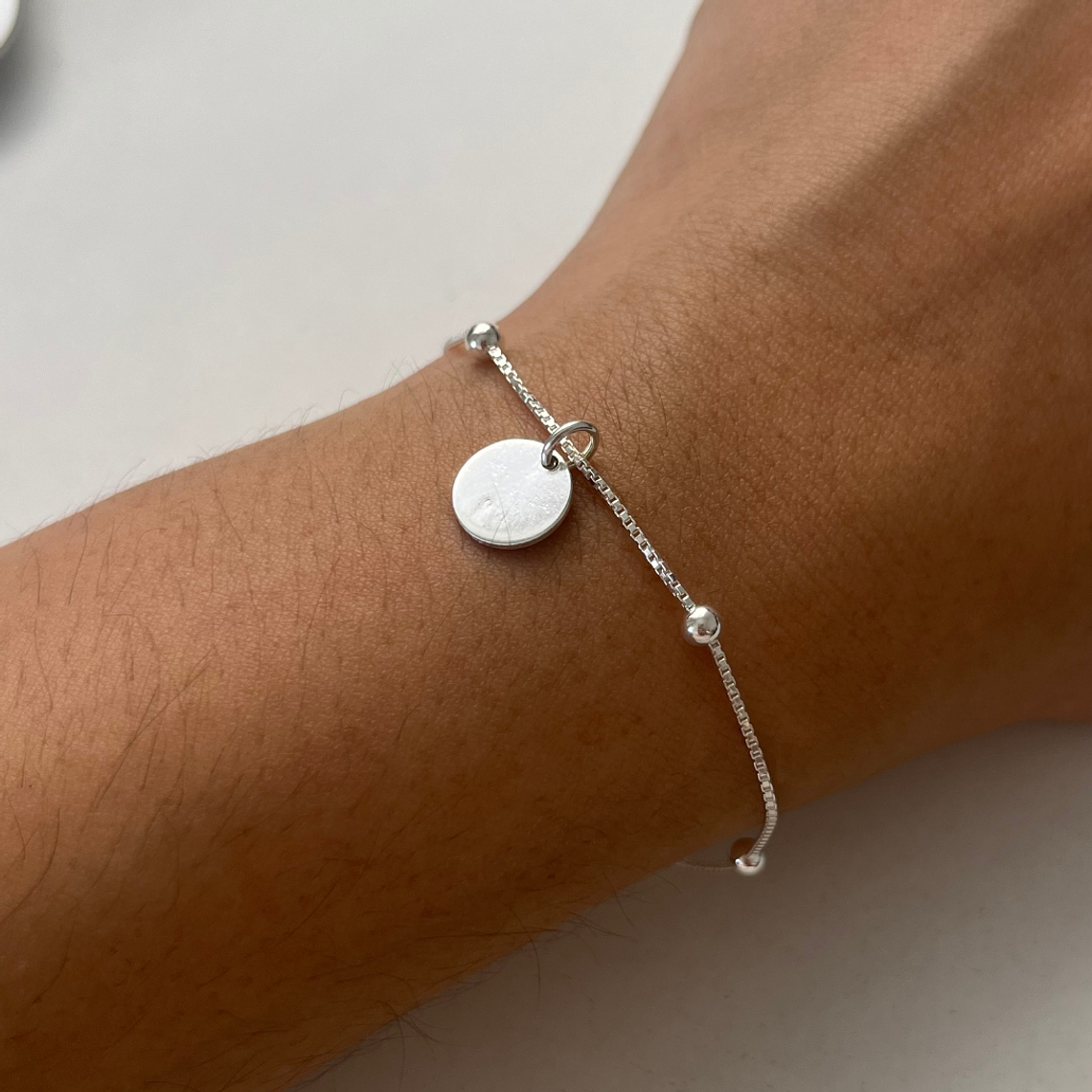 Pulsera Personalizada Bolita - Circular 10mm 1