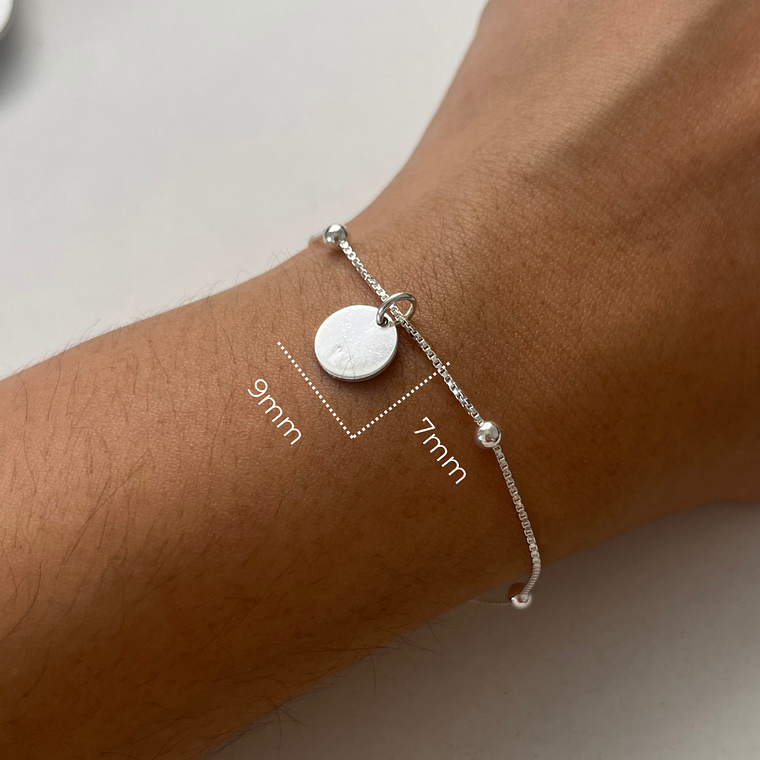 Pulsera Personalizada Bolita - Circular 10mm 2