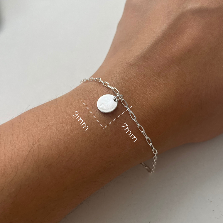 Pulsera Personalizada Eslabón - Circular 10mm 2