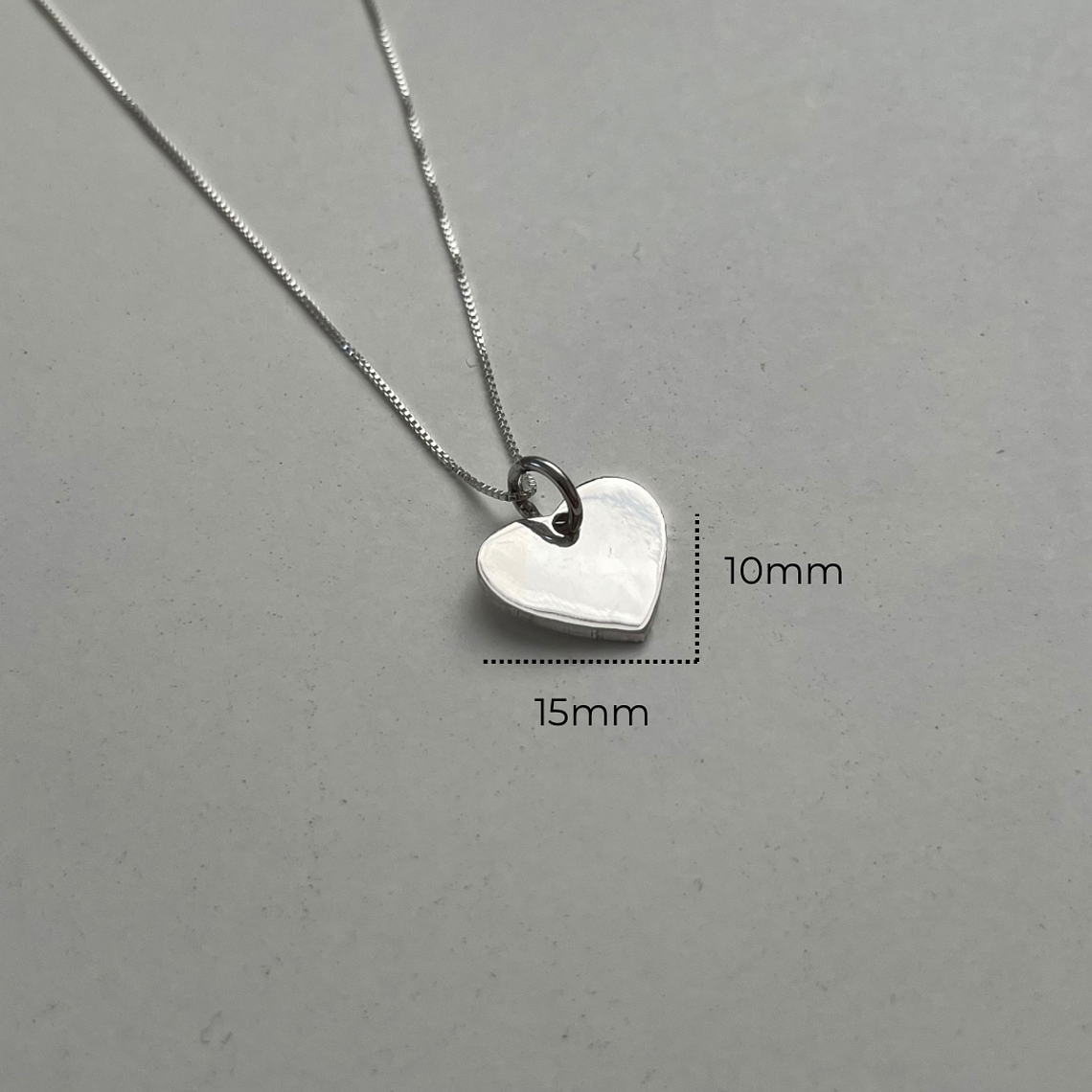 Collar Personalizado Corazón 15mm 2